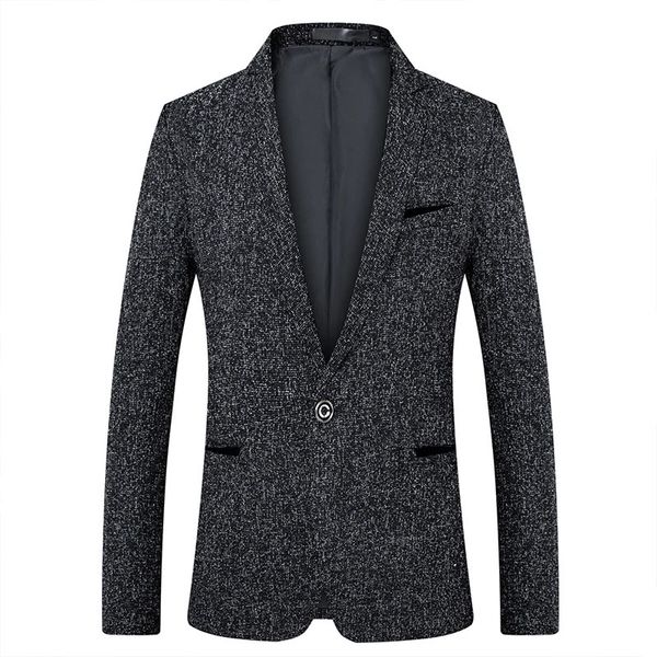 Cappotto da uomo primaverile e autunnale Abito casual da lavoro Banchetto Matrimonio Abito da uomo Top formale professionale 240201