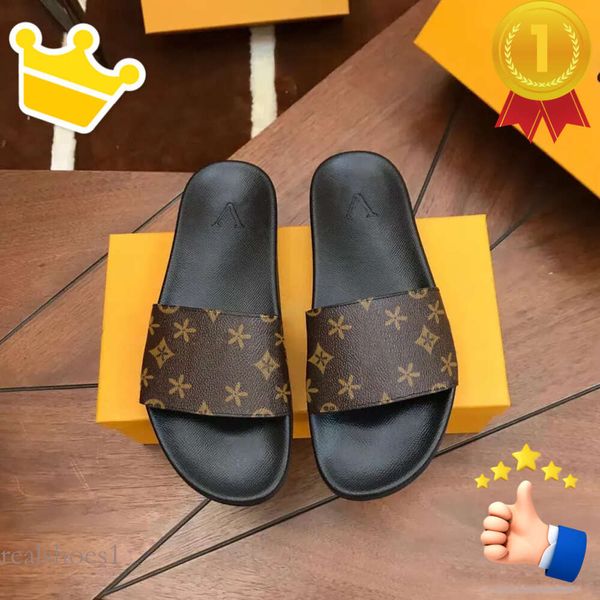 Neue klassische 2024 WATERFRONT Slipper Sommer Outdoor Damen Strand Gummi Sandale S Designer Mules Sandale Freizeitschuhe Herren Slides Reise Pool Sliders mit Box