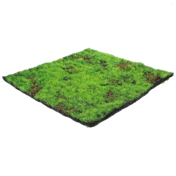 Dekorative Blumen Simuliertes Moos Rasen Mikroszene Layout Prop Teppich Fake Pad Teppich Gras Kunststoff Künstliche Flächenteppiche