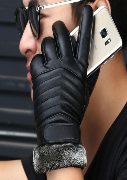 Высокое качество ручной работы крутой дизайн мужские уличные мотоциклетные велосипедные перчатки сохраняют тепло перчатки из искусственной кожи для 1286677