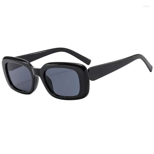 Sonnenbrille, vielseitig, quadratisch, dicker Rahmen, Sonnenbrille, minimalistisches Design, modisch, Street-Po-Brille, weiblich