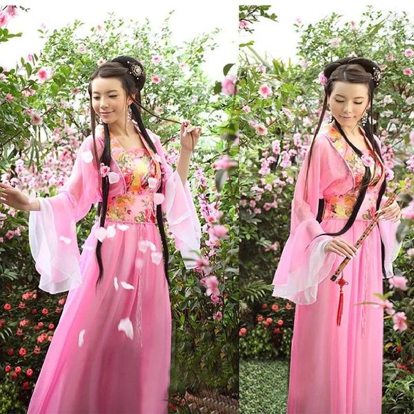 Stage Wear Hanfu Costume da ballo nazionale cinese per adulti Cosplay antico Abbigliamento tradizionale per abiti da donna Abito da donna