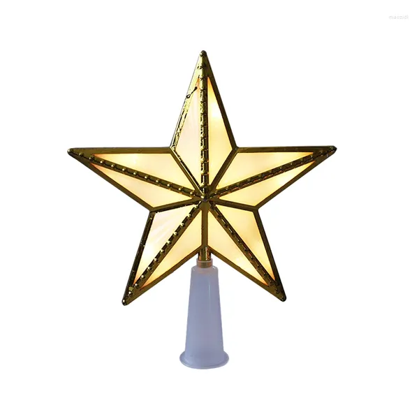 Finestra di visualizzazione del pentagramma del centro commerciale Top Star dell'albero di Natale della decorazione della festa