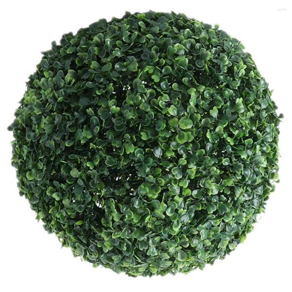 Janela de flores decorativas simuladas Milano Ball Plantas de plástico Flor de seda Grama artificial para teto