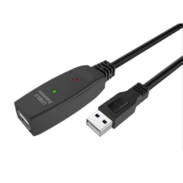 Cavo di prolunga USB 2.0 da 5 m 10 metri, linea maschio-femmina, linea di prolunga USB