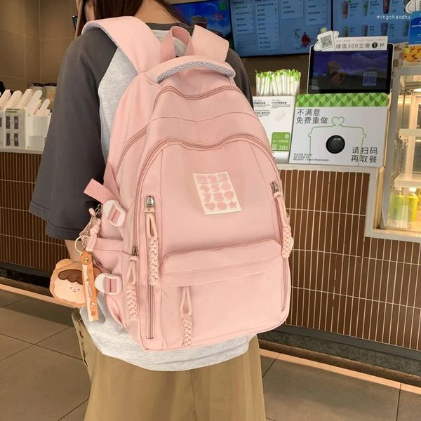 Рюкзак JOYPESSIE Bookbag, модный мужской черный рюкзак, водонепроницаемый подростковый нейлоновый школьный рюкзак для мальчиков и девочек, рюкзак для средней школы Mochila