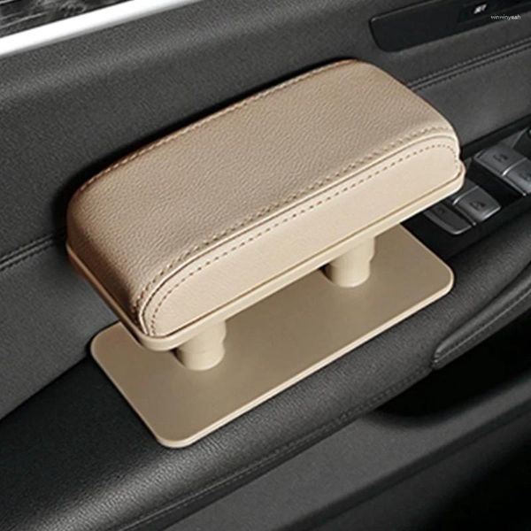 Innenzubehör Auto Armlehne Box Ellenbogen Rest Pad Fahren Hand Arm PU Leder Memory Foam Matte Styling