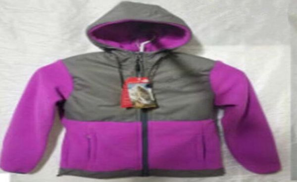 Crianças designer inverno esqui para baixo casacos meninas à prova de vento softshell velo hoodies jaquetas ao ar livre meninos casaco crianças rosto casacos 211yea5626912