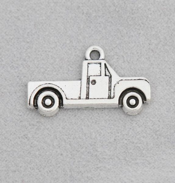 Antike silberne Farbe, einseitig, Legierung, LKW-Auto-Anhänger, Wohnmobil-Anhänger, 1426 mm, 100 Stück AAC18549485741