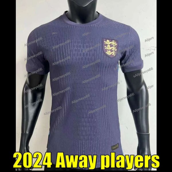 2024 Euro Cup Maglia nazionale inglese di calcio BELLINGHAM 23 24 Home Away RICE SAKA FODEN RASHFORD STERLING STONES MOUNT GREALISH KANE Maglia da giocatore da uomo