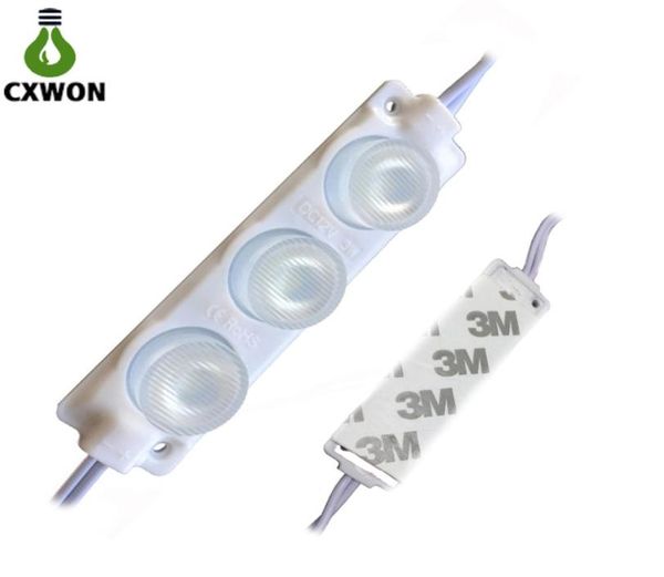 LED Modül Işıkları 3W DC12V 3LE SMD3030 Su geçirmez LED Modül Aydınlatma Lensli LED İşaretleri Kanal Harfleri için Arka Işıklar1860898