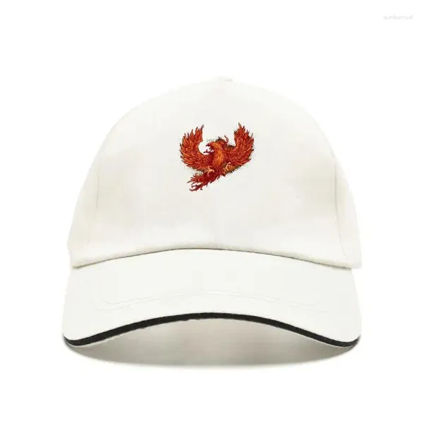 Ballkappen 2024 Sommer Cool Baseball Phoenix Cap Griechische Mythologie Vintage Flamme Retro Bill Hüte 3D Baumwolle