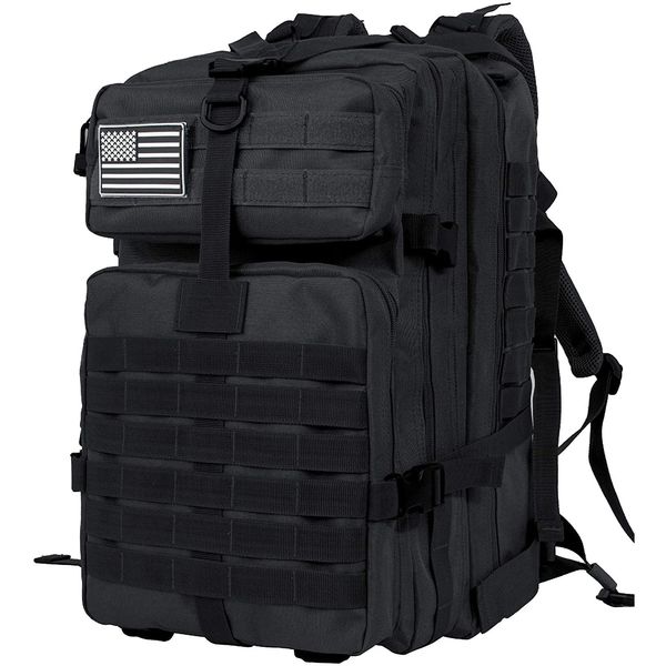 Qt qy 30/45l homem mochilas táticas militares sacos de viagem do exército ao ar livre 3p pacote assalto edc molle pacote para trekking caça saco 240202