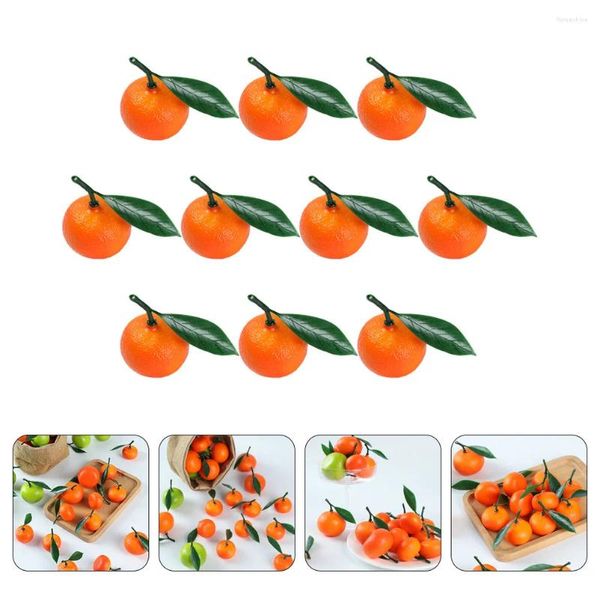 Decorazione per feste Schiuma Frutta artificiale Frutta finta Decorazioni realistiche Display per ristorante con arance finte