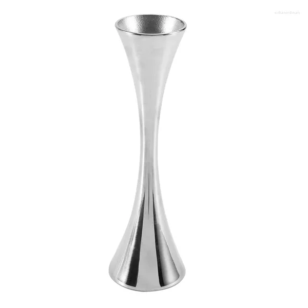 Vasos Mini vaso de flor de aço inoxidável para casamento / sala de estar mobiliário de arte pequeno botão decorativo