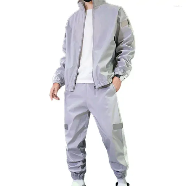 Tracksuits masculinos 2 peça conjunto homens outono treino moda roupas 2024 leve jogging terno roupas esportivas roupas de corrida