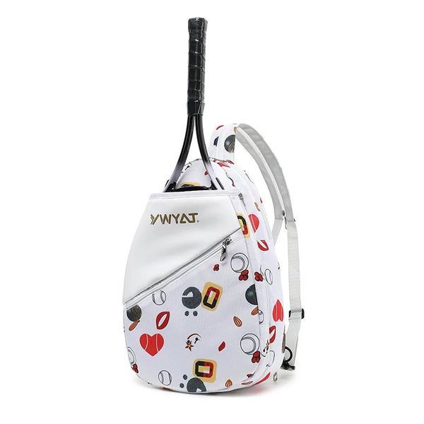 Zaino per racchetta da tennis YWYAT per bambini Uomo Donna Borse sportive da viaggio Tasche multiple Racchette da badminton 240202