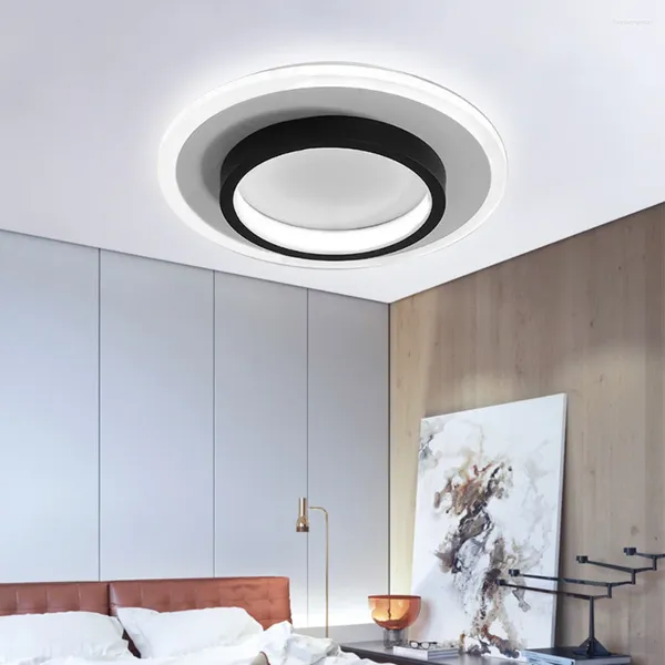 Plafoniere Lampada a LED quadrata/rotonda per soggiorno, camera da letto, corridoio interno, corridoio, balcone, casa a risparmio energetico