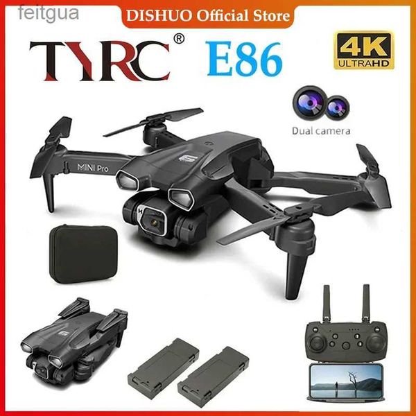 Дроны TYRC XK E86 New Pro HD 4k Drone Camera High Hold Mode Складной мини RC WIFI Аэрофотосъемка Квадрокоптер Игрушки Вертолет YQ240211