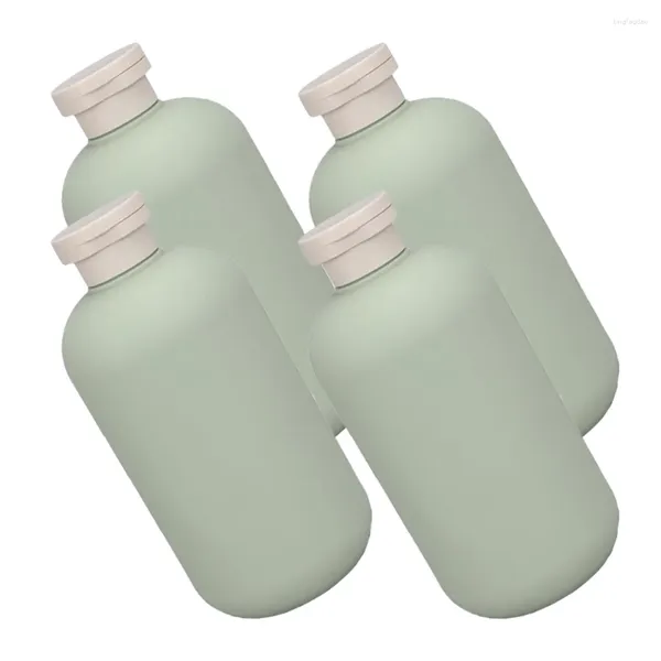 Lagerflaschen 4 Stück Flip Top Reinigungsflasche Shampoo Körperlotion Leerer Spender HDPE für Lotionen