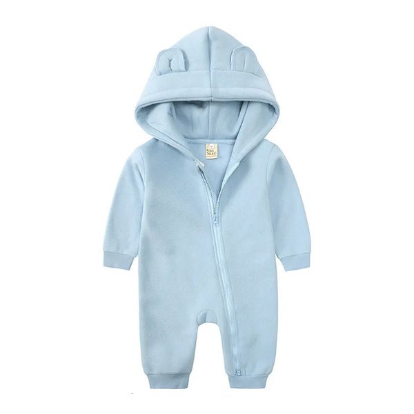 Baby Winterkleidung Born Bear Overall für Mädchen von 0 bis 6 12 18 24 Monate Sachen Kinderoverall Baumwolle Jungen Outfit Bodys 240127