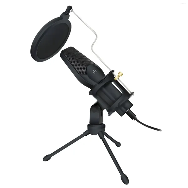 Mount Blowout Önleyici ve Tripod ile Mikrofonlar USB Mikrofonlu PC Akış Medya Oyunları Akışı İçin Stand