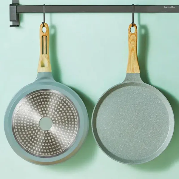 Panelas Panqueca Pan Prático Durável Fácil de Usar Alta Qualidade Conveniente Cozinha Panelas Antiaderente Fritar Café da Manhã Inovador
