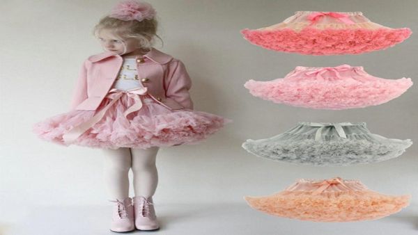 Розничная торговля, 40 цветов, рождественское детское дизайнерское платье для девочек, фатиновая юбка-пачка, детские юбки принцессы с рюшами и бабочками, детский бутик 3152482