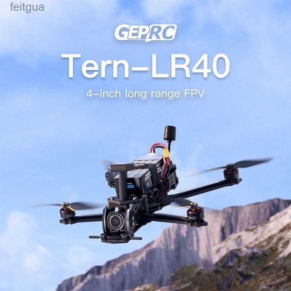 Drohnen GEPRC Tern-LR40 Analoge FPV-Drohne 4 Zoll mit GPS-D-C-Typ-Struktur/Caddx Ratel2-Kamera/kompatible GP-Halterung/Taker G4 45A AIO YQ240211