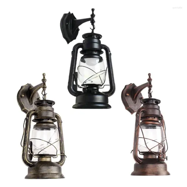 Lâmpada de parede E27 Retro Vintage Antigo Lanterna Rústica Arandela Luminária