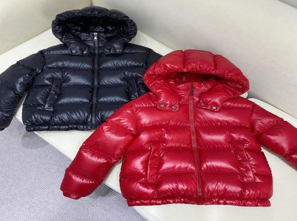Cor preta para baixo casaco para meninos e meninas jaqueta mistura de poliéster 95 pato branco para baixo lua jaquetas tamanho 1101503295473