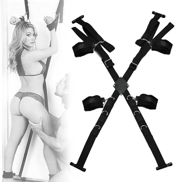 MISSTU комплект секс-удерживающих устройств с дверными ограничительными ремнями для бондажа, БДСМ-игрушки для пар, распорка для секс-игр