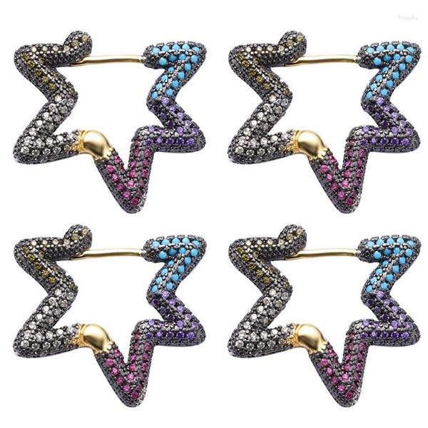 Dangle brincos brinco para mulheres moda multicolorido feminino zircônia gota longa pedra branca boho nupcial jóias de casamento