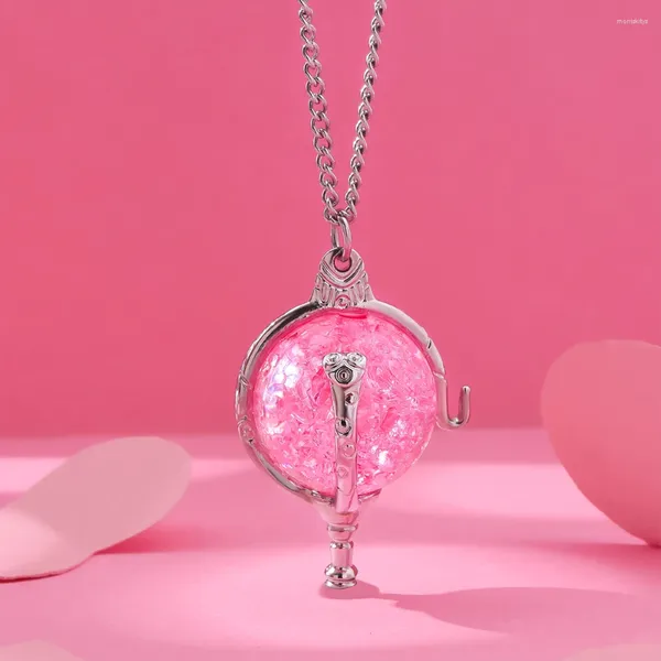 Correntes Medsor Coração de Kandrakar Nacklace Anime TV Mesmo Pingente Requintado Ruby Gemstone Desenhos Animados Cosplay Jóias Presentes para Menina Mulher