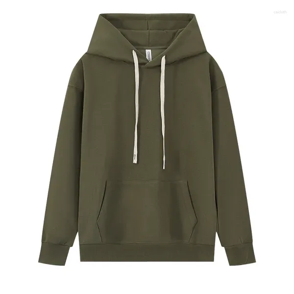 Hoodies masculinos 2024 camisola com capuz e mulheres mesma edição coreana fora das mangas do ombro casual solto versátil moda tendência casal desgaste