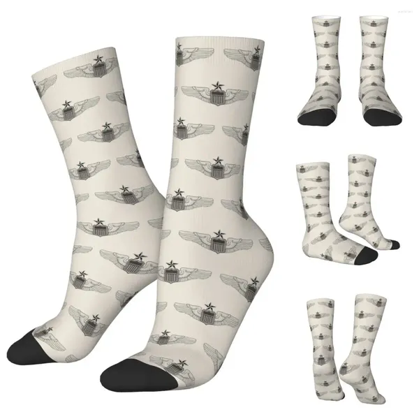 Мужские носки с 3D-печатью Уютные унисекс для походов в полет для пилота Интересно Four Seasons