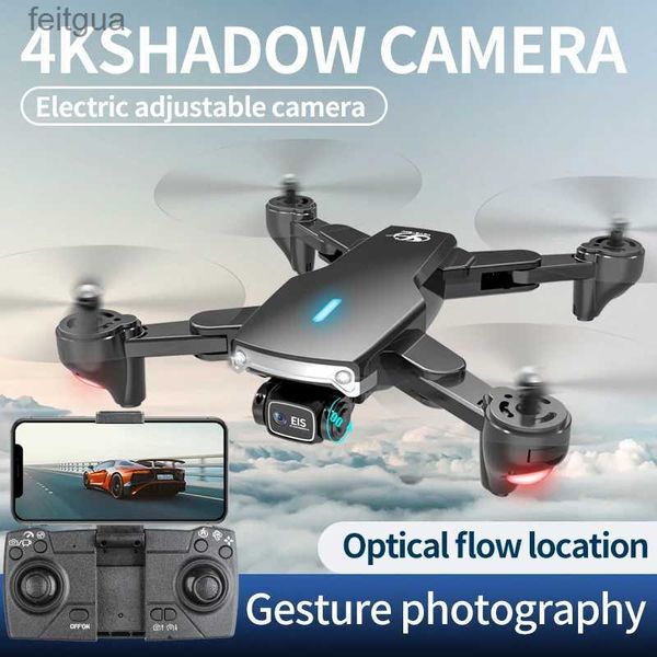 Droni 5G WIFI FPV Sensore di gravità Telecomando portatile Drone 4K ESC Fotocamera 200M Flusso ottico Altezza fissa Ritorno intelligente RC Quadcopter YQ240211