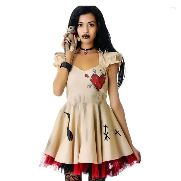 Vestidos casuais halloween feminino menina vestido mãe mãe e filha vestido