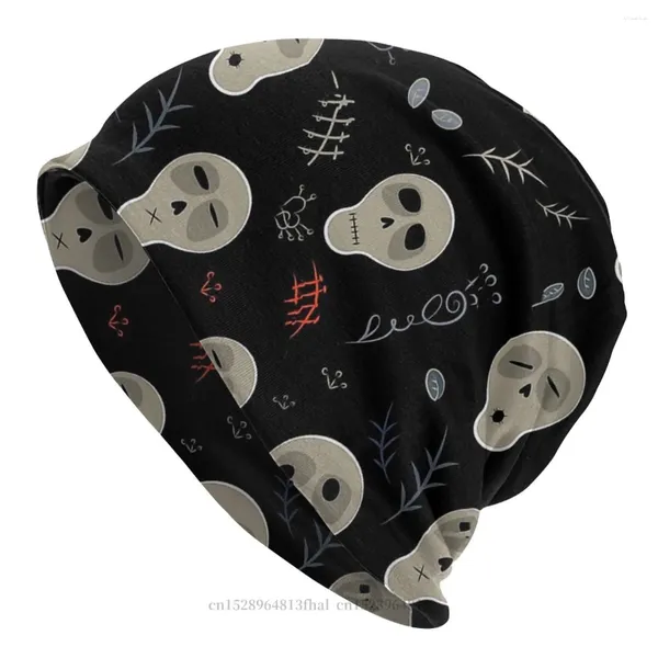 Berretti cappelli tappeti sottili per uomo donna haploween fantasma timore cranio di zucca berretti sciare cotone cappelli in cotone cotone