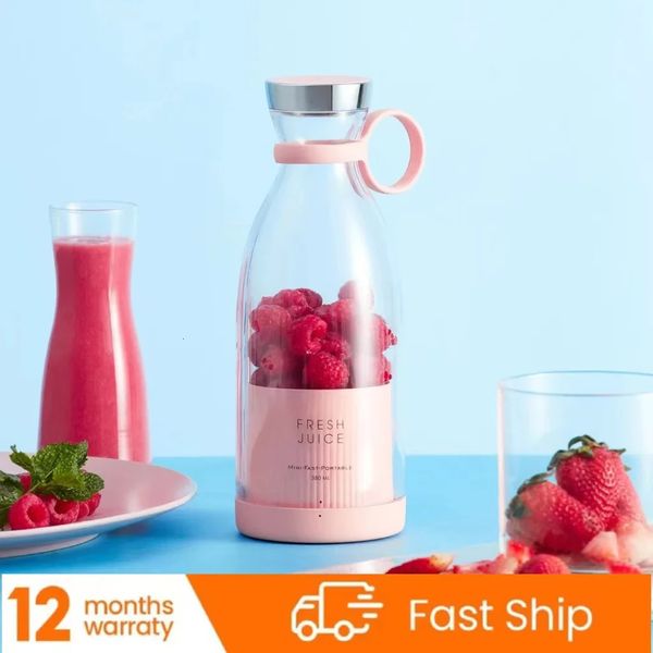 Liquidificador espremedor elétrico portátil usb mini misturadores de frutas espremedores extratores de frutas alimentos milkshake multifuncional máquina de fazer suco 240124