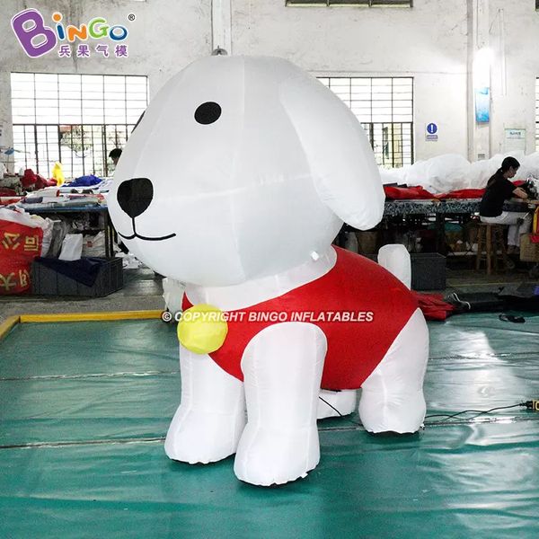 Großhandel Fabrik Direkt 1,9x1,26x1,8 M Werbung Aufblasbare Entzückende Cartoon Hund Tier Modelle Für Event Party Dekoration Spielzeug Sport