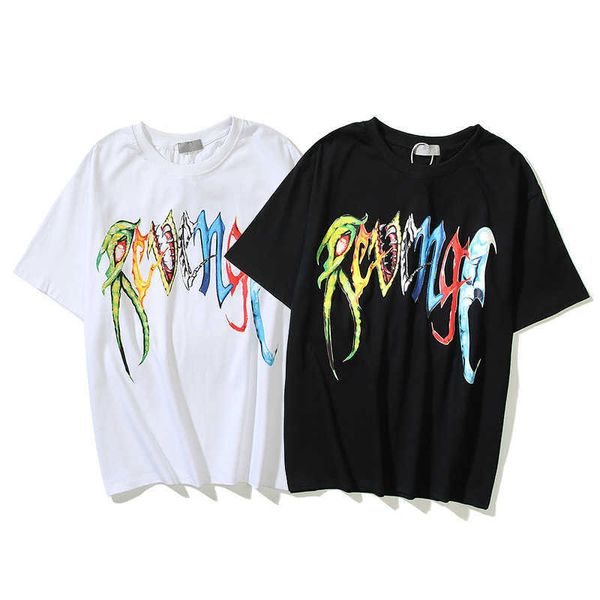 Homens camisetas 2023 Trippie Redd 1400 Revenue Arch Smoking Bart T-shirt de manga curta
