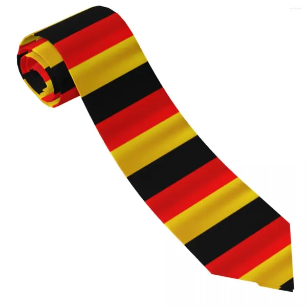 Fliege, Flagge von Deutschland, Krawatte, gestreift, Alltagskleidung, Vintage, cool, für Männer und Frauen, grafischer Kragen, Krawatte, Geburtstagsgeschenk