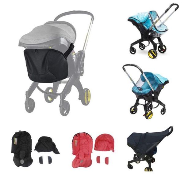 Accessori per passeggino per Doona Seggiolino auto Parapioggia Cambio Kit di lavaggio Borsa per parasole Zanzariera Borsa da viaggio per mamma Footm5678943