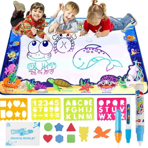 Tappetino da colorare per disegno ad acqua Tappetini per doodle per bambini Nessun pasticcio Giocattolo per bambini Animali educativi Pittura Pad Giocattoli Ragazza Ragazzo Regali 240124