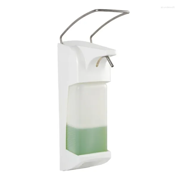 Dispenser di sapone liquido 1000 ml Pressa a gomito Contenitore singolo per gel doccia Cucina Bagno Bottiglia