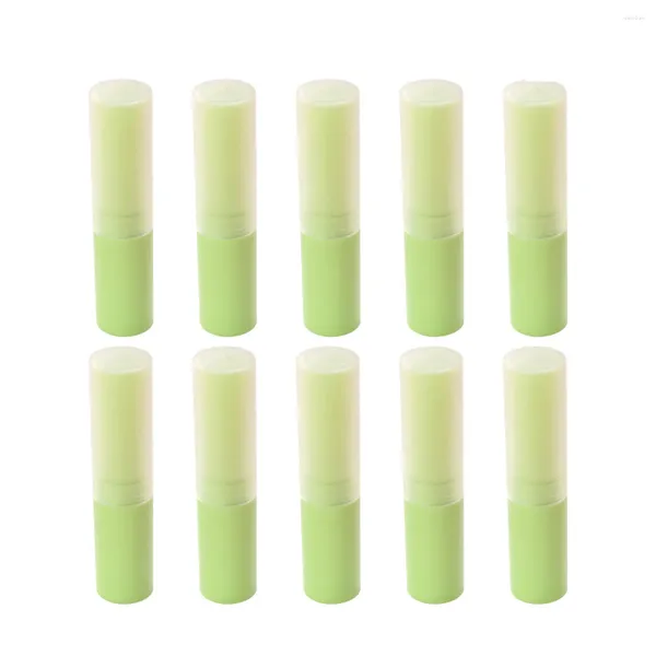 Garrafas de armazenamento 10 Pcs Lip Fazendo Suprimentos Recipientes Vazios Tubos Coreanos Com Tampas Batom