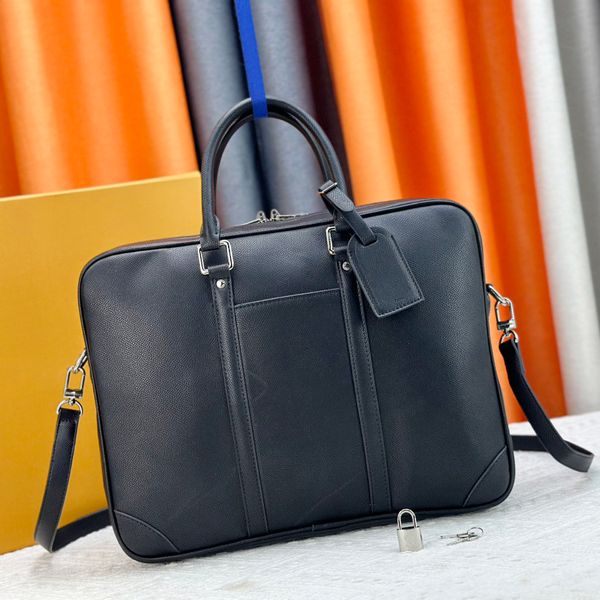 Designer-Tasche für Herren, Aktentasche, Business-Computer-Tasche, luxuriöse Laptop-Tasche, Herren-Umhängetasche, Gentleman, lässig, Herrenmode, Segeltuch, einzelne Umhängetasche