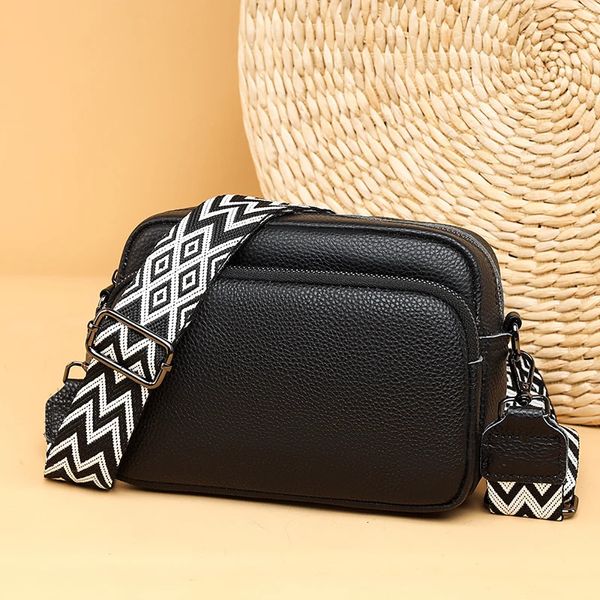 100 couro crossbody telefone celular bolsa de ombro couro genuíno saco do mensageiro moda uso diário para as mulheres carteira bolsa 240118