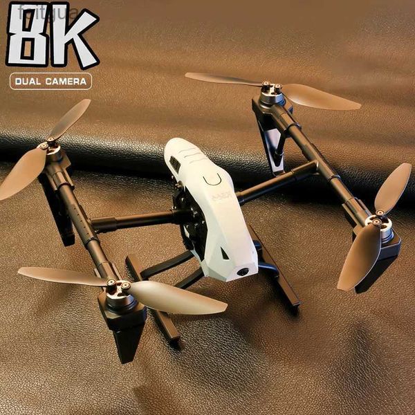 Drohnen NEUE KS66 Mini Drone 4k Profesional mit 8K HD Kamera Luftaufnahmen Bürstenlosen Motor Rc Hubschrauber Quadcopter FPV Spielzeug YQ240213